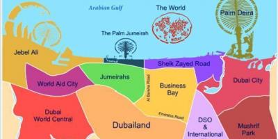 মানচিত্র Dubailand
